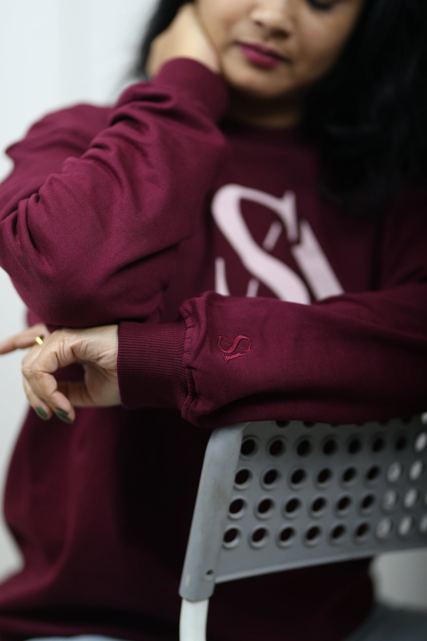 Good things are coming Unisex Sweatshirt in Wine (Limited Edition)