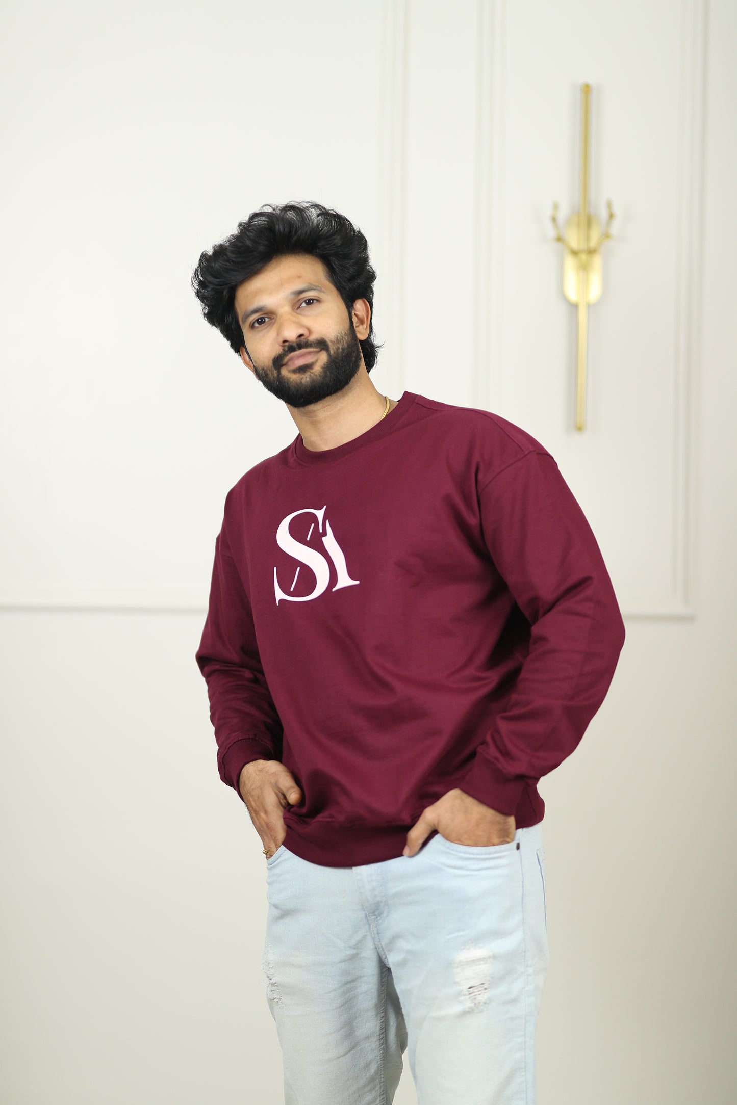 Good things are coming Unisex Sweatshirt in Wine (Limited Edition)